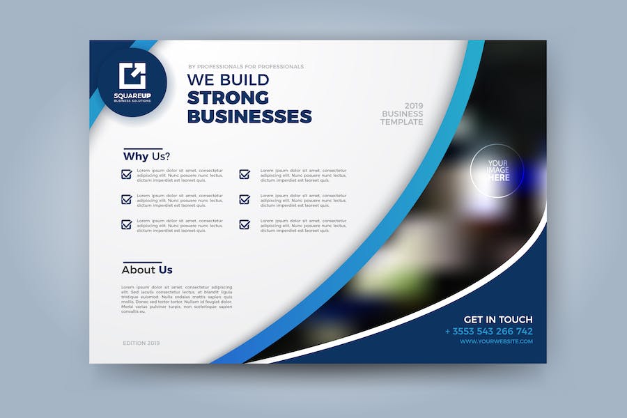 Premium Business Brochure Template  Free Download