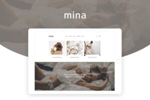 Banner image of Premium Mina Personal Blog PSD Template  Free Download