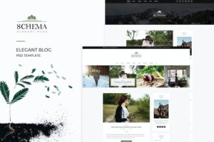 Banner image of Premium Schema - Elegant Blog Template  Free Download