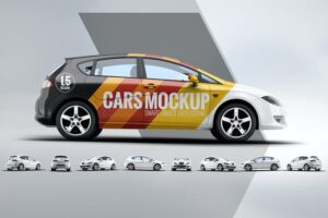 Banner image of Premium Hatchback Mock-Up  Free Download