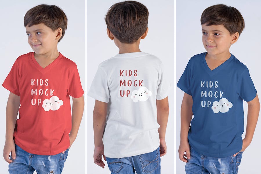 Premium Kids Shirt Mockup  Free Download