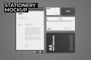 Banner image of Premium Stationery Mock-up PSD Files  Free Download