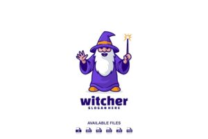 Banner image of Premium Witch Logo  Free Download