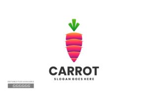 Banner image of Premium Carrot Gradient Colorful Logo  Free Download