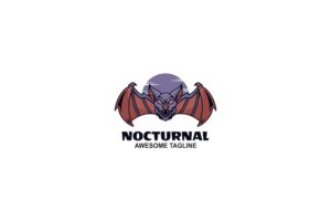 Banner image of Premium Nocturnal Mascot Cartoon Logo  Free Download