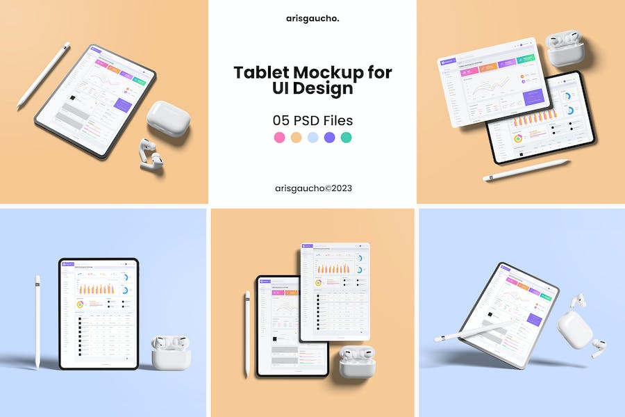 Premium Tablet Mockup for UI Design  Free Download