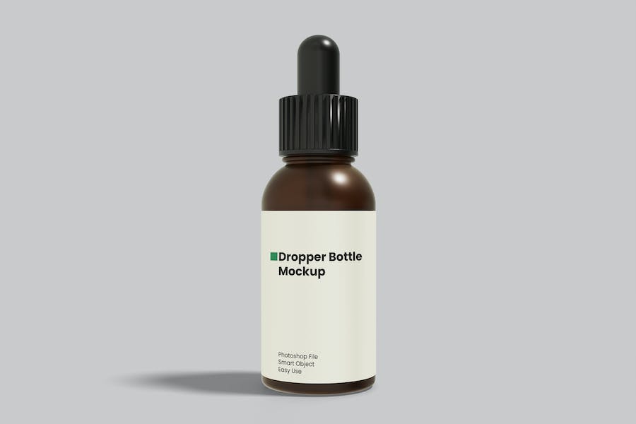 Banner image of Premium Dropper Bottle Mockup  Free Download