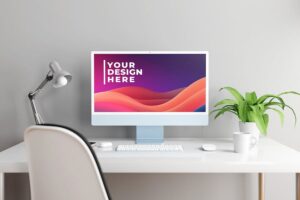 Banner image of Premium Computer Mockup  Free Download
