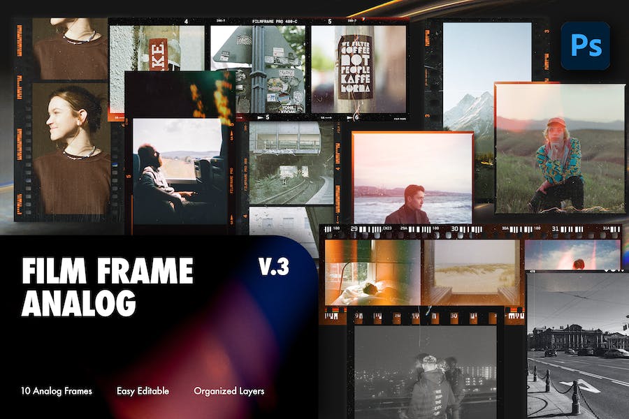 Premium Film Frame Analog V.3  Free Download