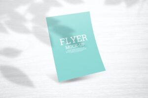 Banner image of Premium Floating Flyer Mockup A4  Free Download