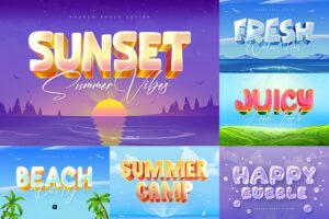 Banner image of Premium Summer Text Effects  Free Download