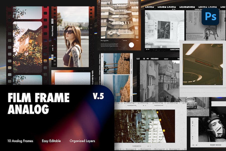 Premium Film Frame Analog V 5  Free Download