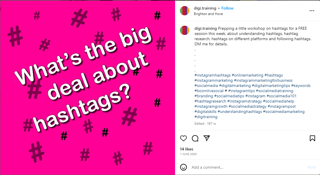 Selecting the Right Hashtags