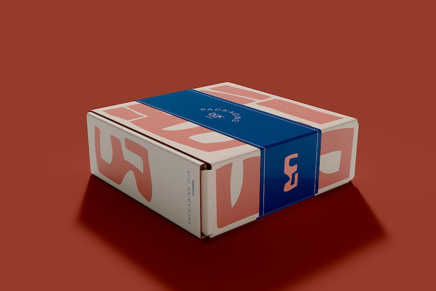 Premium Packaging Box Mockup  Free Download