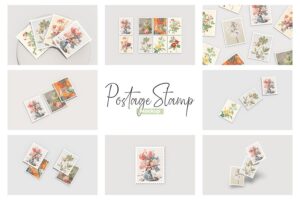Banner image of Premium Mi Postage Stamp Mockup  Free Download