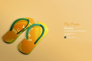 Banner image of Premium Flip Flops Mockup  Free Download