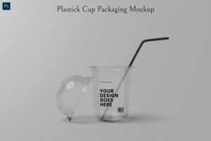 Banner image of Premium Plastick Cup Packaging Mockup  Free Download