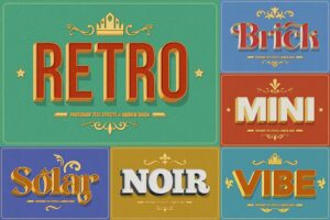 Banner image of Premium Retro Text Effects  Free Download