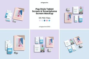 Banner image of Premium Tablet Screen and Smartphone Screen Mockup  Free Download