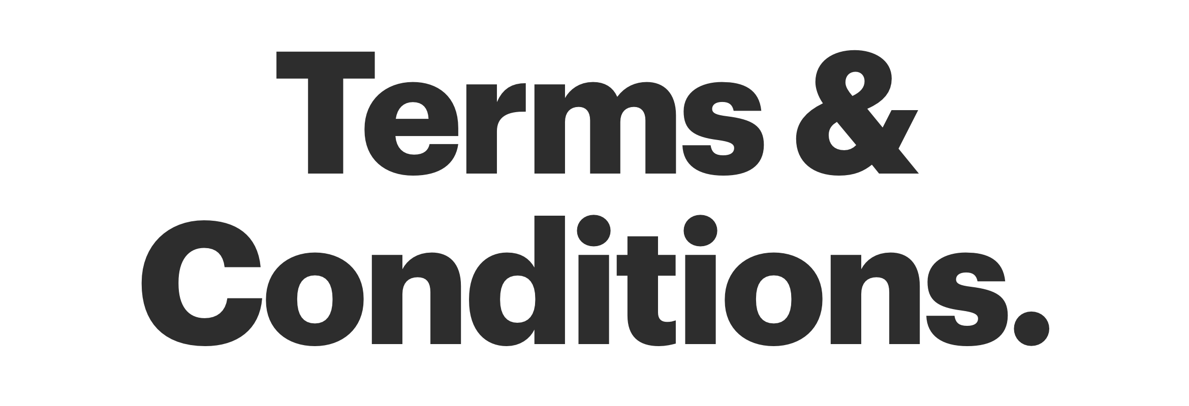 An image of Terms and Conditions