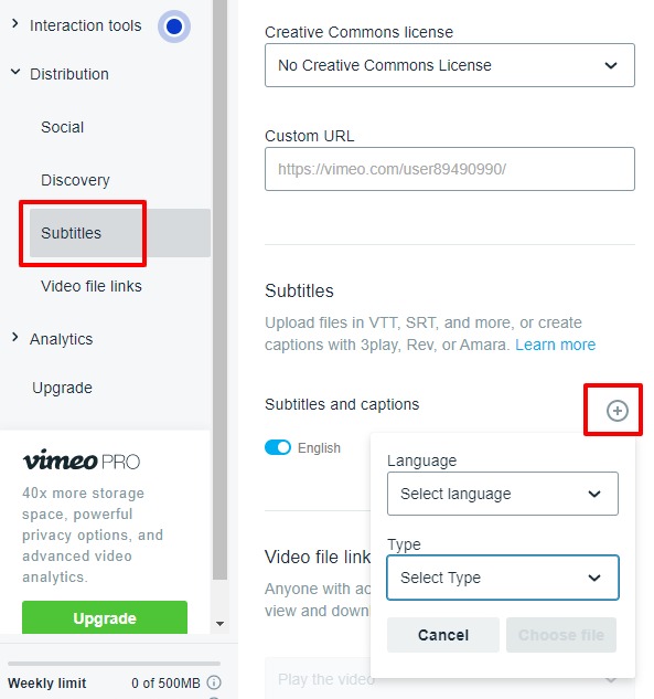How to Add Captions & Subtitles to Vimeo