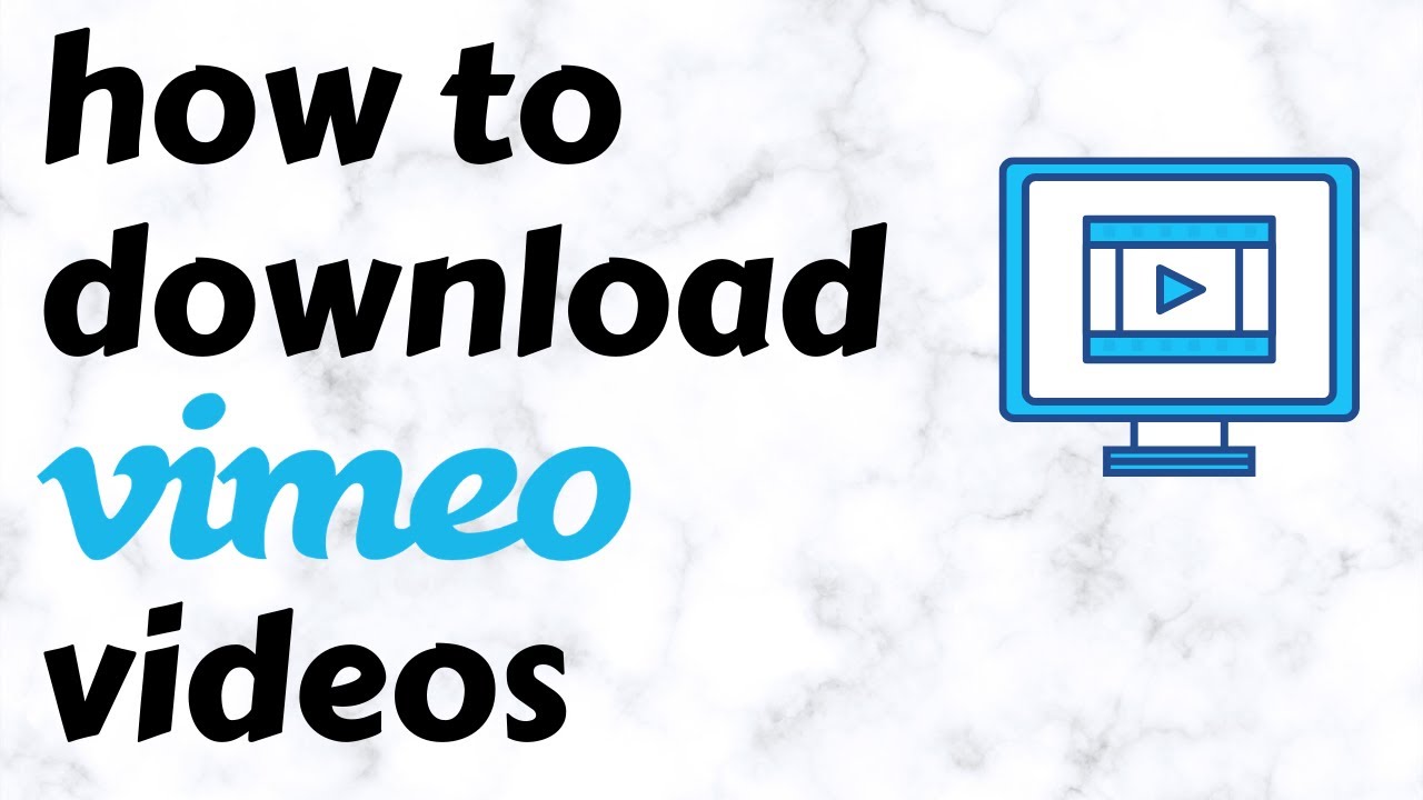 How to Download Vimeo Videos (No Software Required) - YouTube