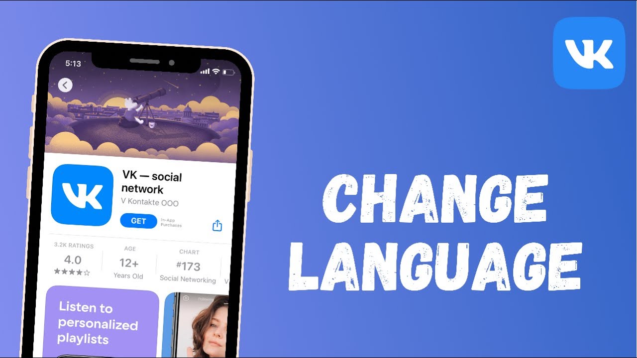 How to Change Language on VK App | 2021 - YouTube