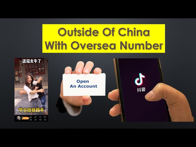 How to Open Setup A Dou Yin 抖音 Account Chinese Tik Tok Outside Of China using Oversea Phone Number - YouTube