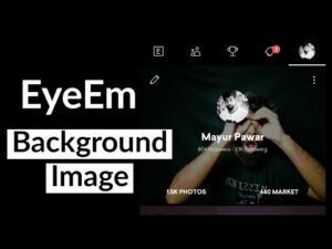 Eyeem Tutorial - How To Change Eyeem Profile Background Image? - YouTube