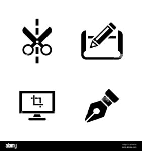 Architectural blueprint. Simple Related Vector Icons Set for Video, Mobile Apps, Web Sites, Print Projects and Your Design. Black Flat Illustration on Stock Vector Image & Art - Alamy