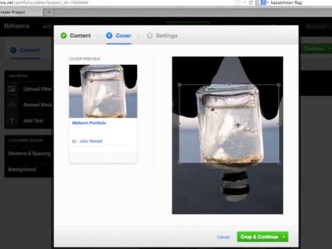 Behance Tutorial Video: Create Project, Upload & Caption Files, Pin It! - YouTube
