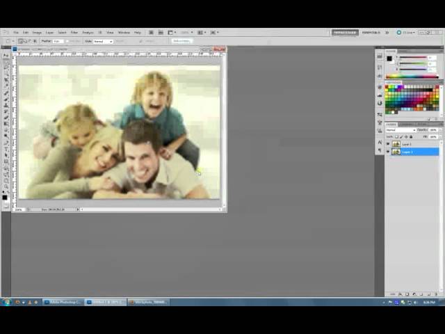 Photoshop Tutorial, Removing iStock Photo Watermarks For Use In Comps and Roughs - YouTube