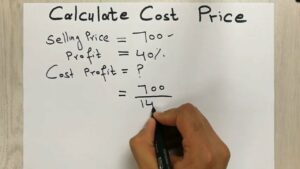 How to Calculate the Cost Price Easy Trick YouTube