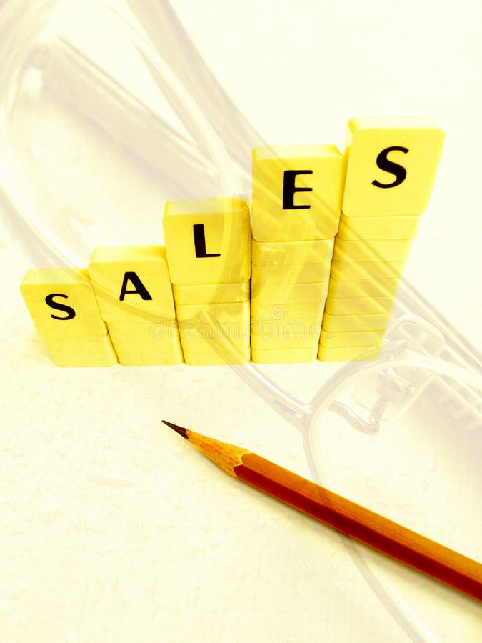 Concept of Achieving Sales Increase Stock Image Image of increase