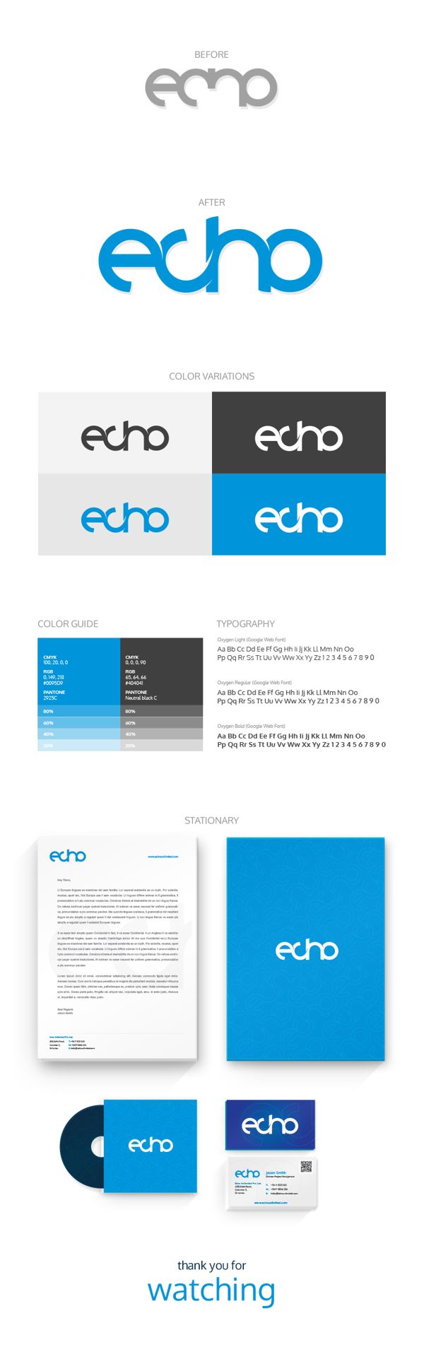 Echo Logo Tweak Identity Design on Behance Identity design Echo