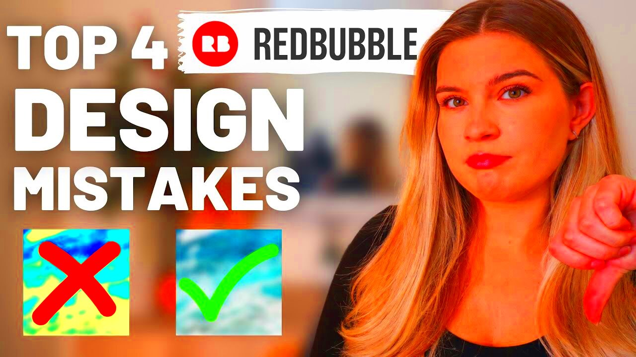 Top 4 Most Common Redbubble Design Mistakes  Tips to Improve your