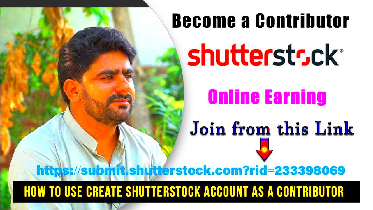 How to create Shutterstock account as a Contributor  Become a