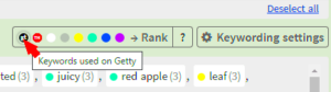 New keyword filter Getty words  ImStocker