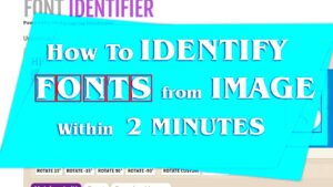 How to identify fonts from image in 2 minutes  By designology  YouTube