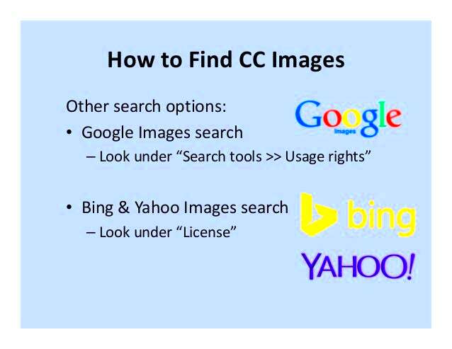 Using Photos Licensed Under Creative Commons