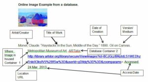 Citing Images in MLA 8th  Citation  Library Guides at Manhattanville