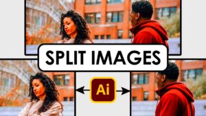 How to Split Images in Adobe Illustrator  TRICK  YouTube