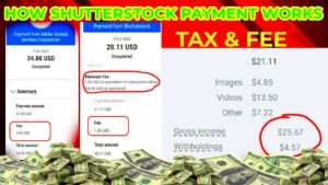 shutterstock Payment Fee and Taxes explained  How shutterstock