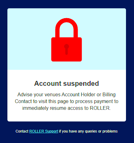 Account suspension  Help Center