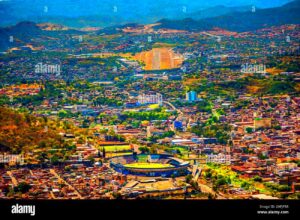 Tegucigalpa is the capital city of Honduras Set in a central valley