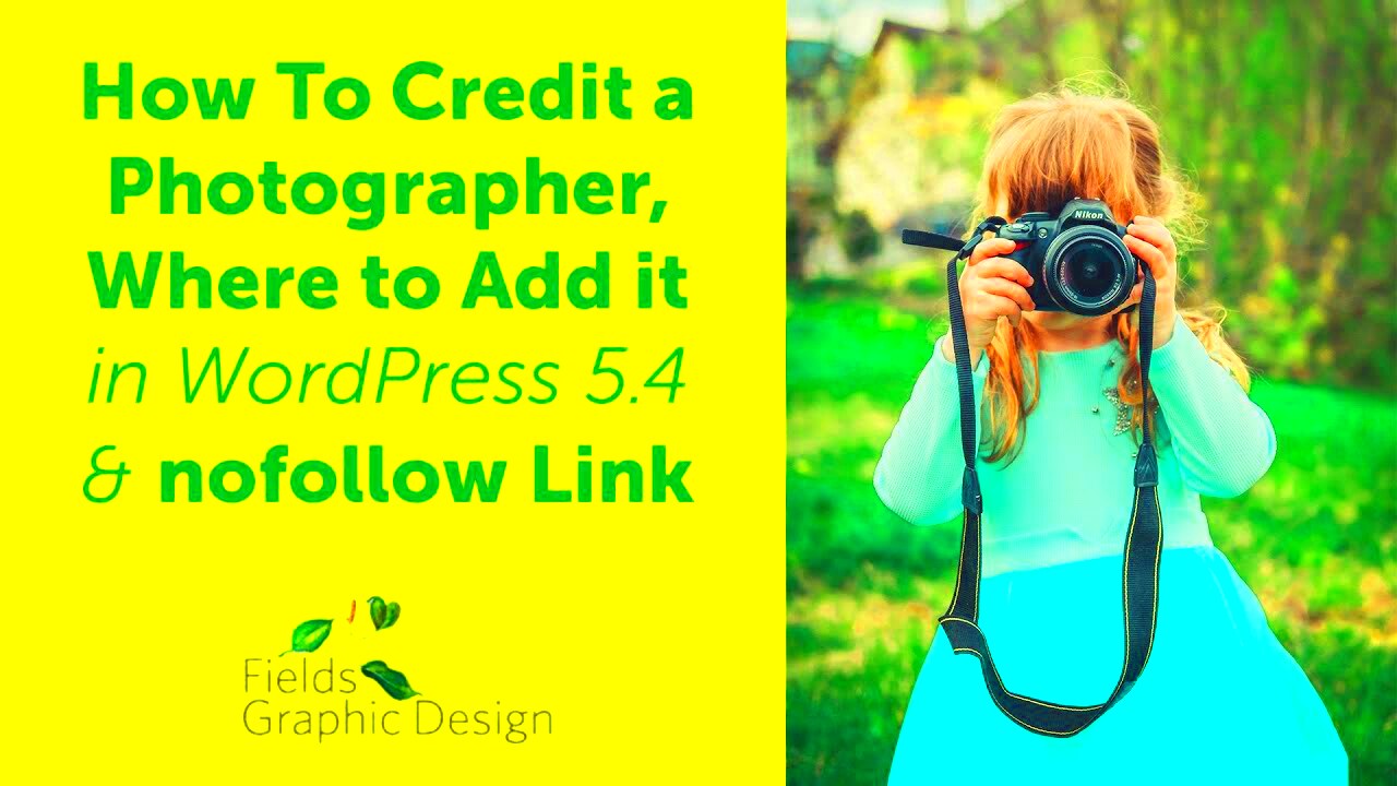 how to credit stock photos add nofollow link  YouTube