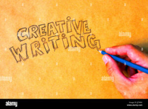 Creative writing concept of learning and mastering creative process