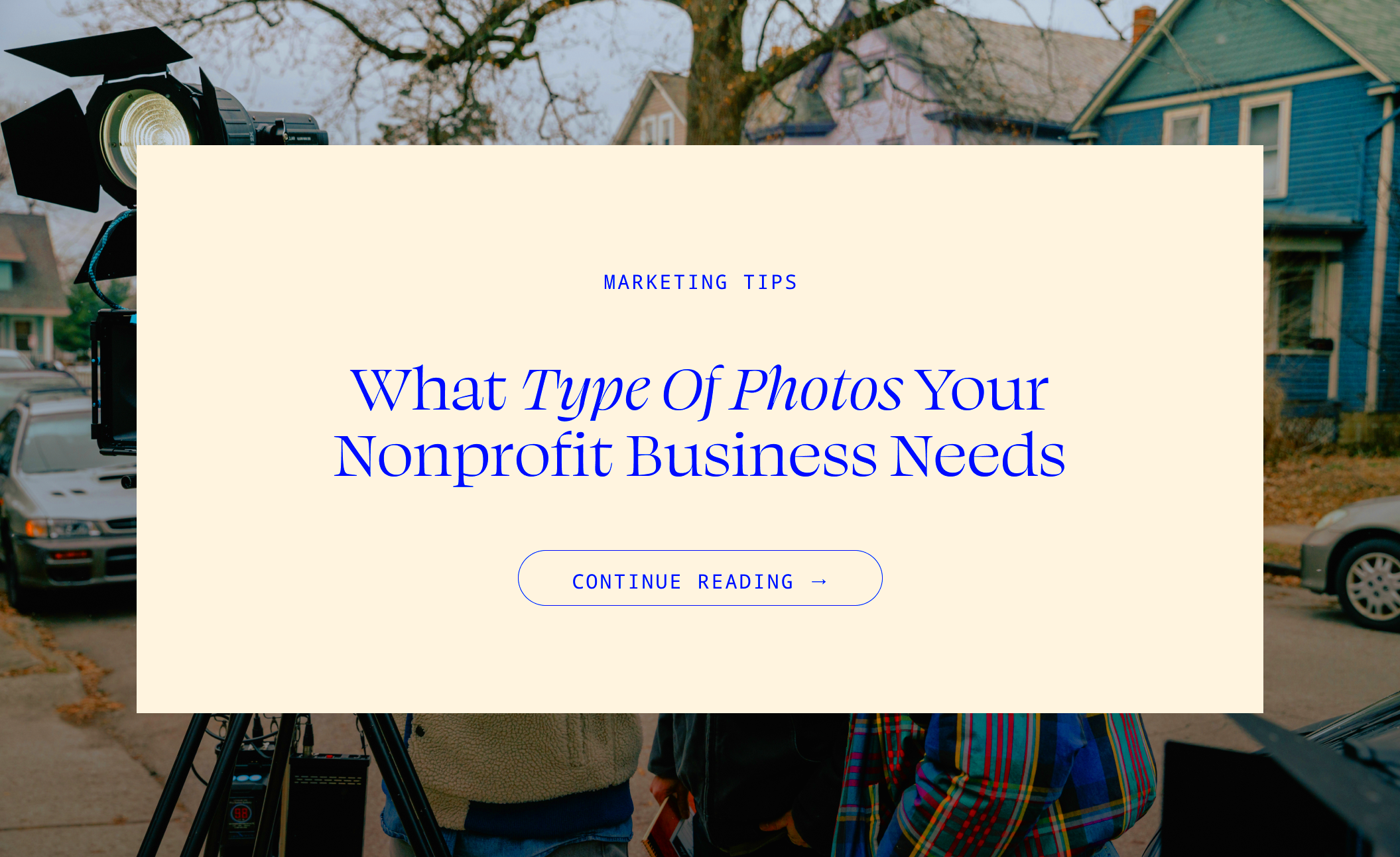 What Type of Photos Your Nonprofit Business Needs  Sereth Design