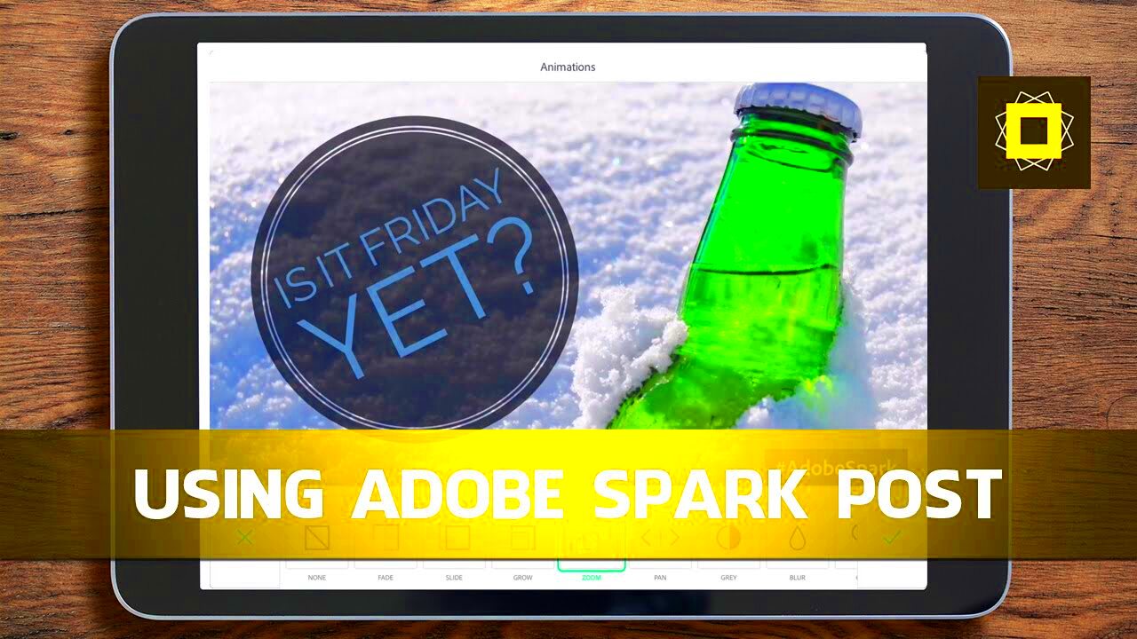 Using Adobe Spark Post  YouTube