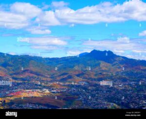 Tegucigalpa is the capital city of Honduras Set in a central valley